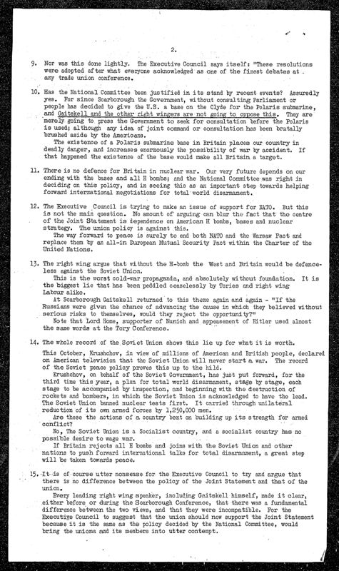 View document: Executive Committee preparatory material for the 27th Congress, November 1960.