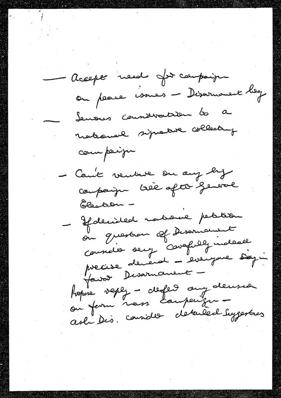 View document: Executive Committee minutes and adjacent material, March 1964.