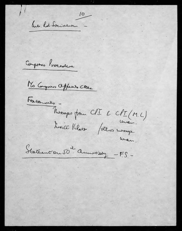 View document: Executive Committee minutes and adjacent material, October 1967.