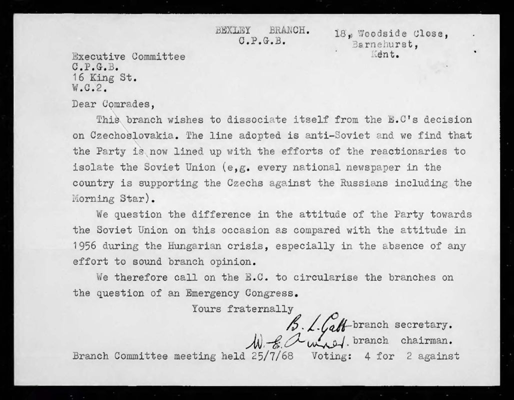 View document: Executive Committee minutes and adjacent material, September 1968.