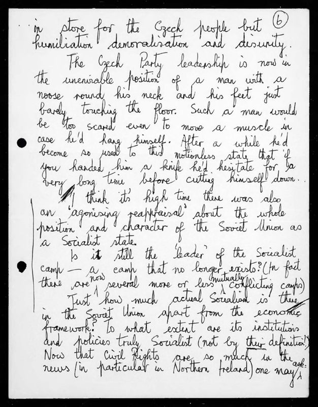 View document: Executive Committee minutes and adjacent material, October 1968.