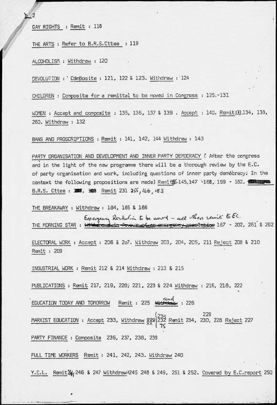 View document: Executive Committee minutes and adjacent material, October 1977.