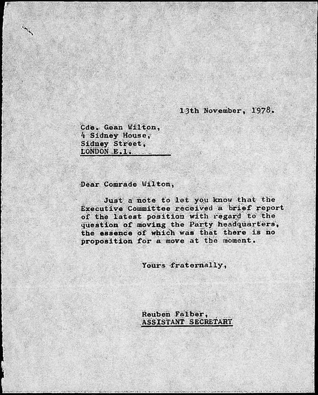 View document: Executive Committee minutes and adjacent material, November 1978.