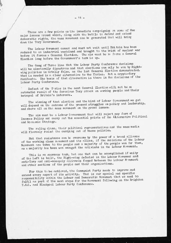 View document: Executive Committee minutes and adjacent material, November 1980.
