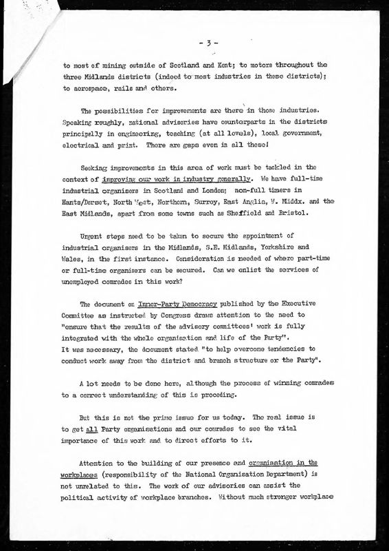 View document: Executive Committee minutes and adjacent material, May 1981.