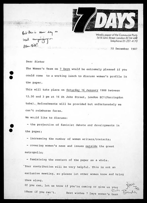 View document: Executive Committee minutes and adjacent material, January 1988.