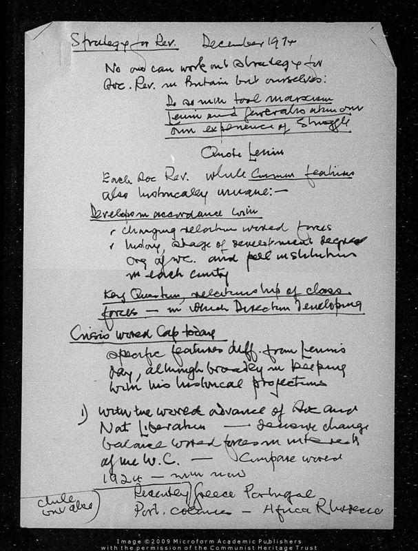 View document: Speech transcripts, 1970–1979.