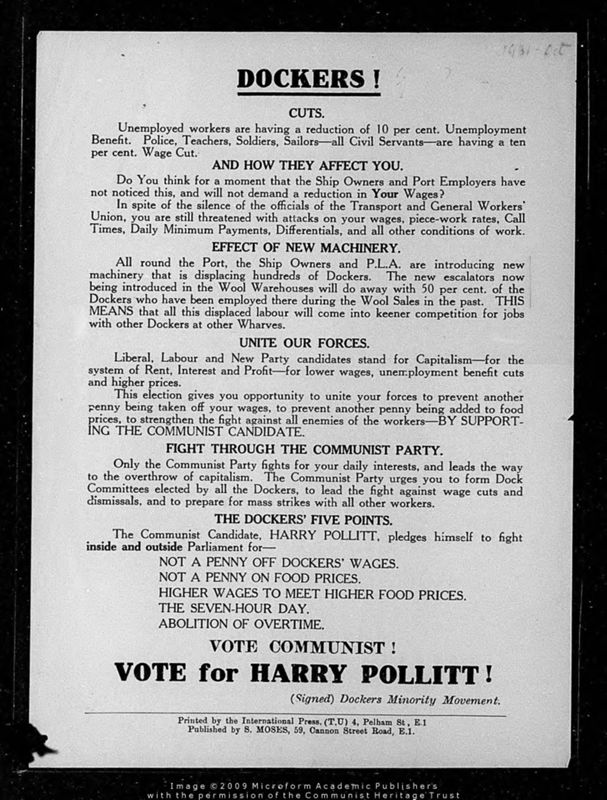 View document: Campaign material and translated pamphlets on the Russian Revolution, 1918-1920.