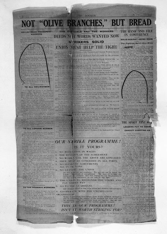 View document: Papers from the National Minority Movement, 1910-1926.