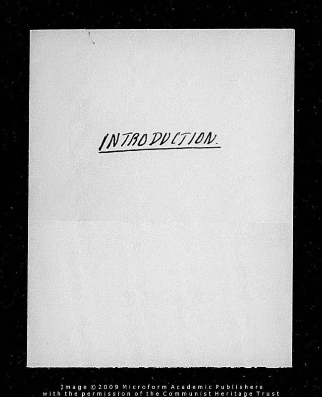 View document: Report on international and domestic political rivals, 1947.