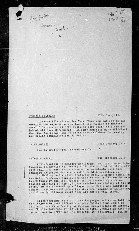 View document: Research material: miscellaneous extras on Pollitt, n.d..