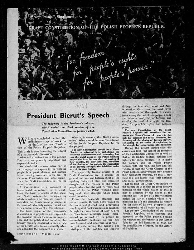 View document: Forming the Polish People’s Republic, 1950s.